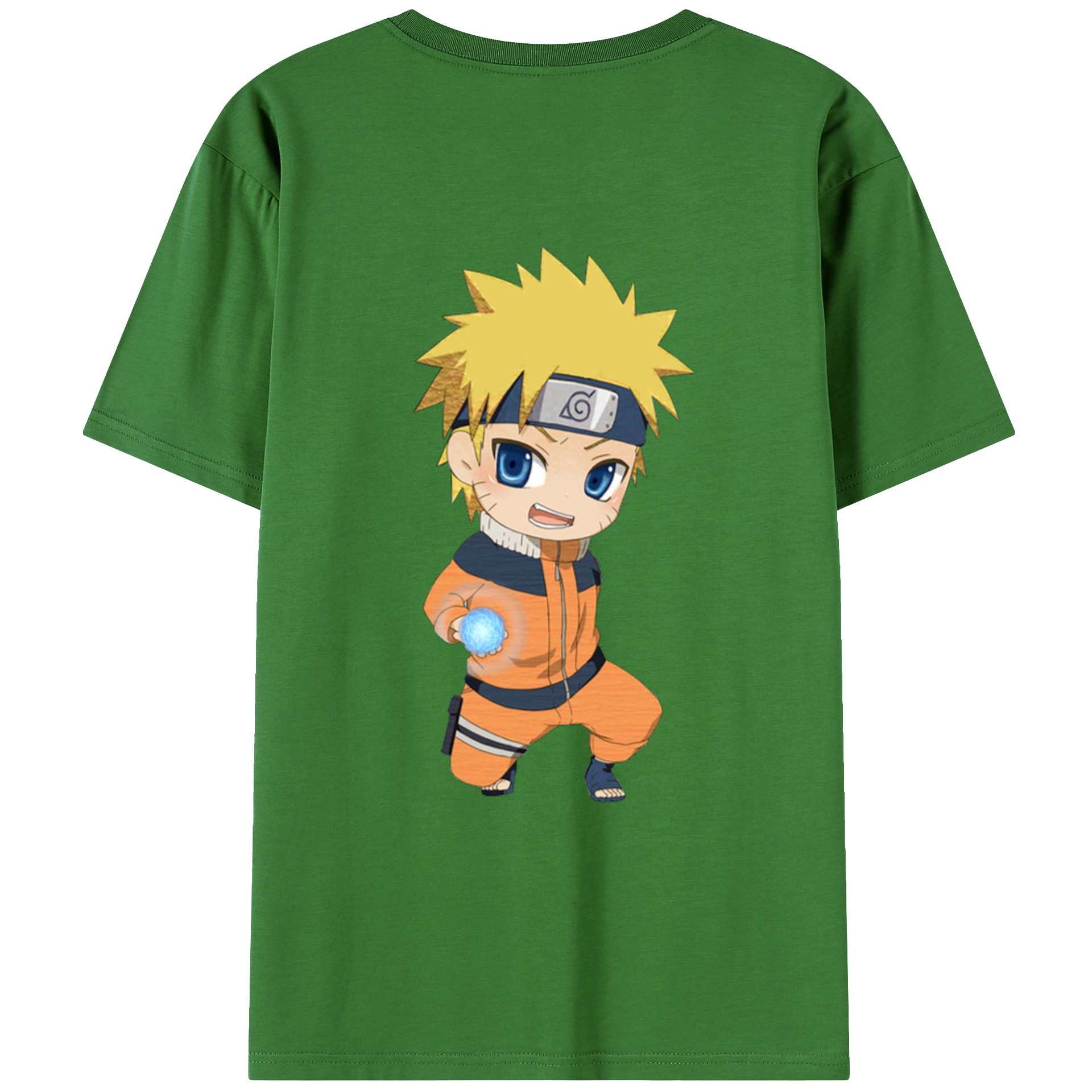 （画像用） NARUTO -ナルト- うずまき ナルト Uzumaki Naruto レディース半袖Tシャツ(バックプリント)
